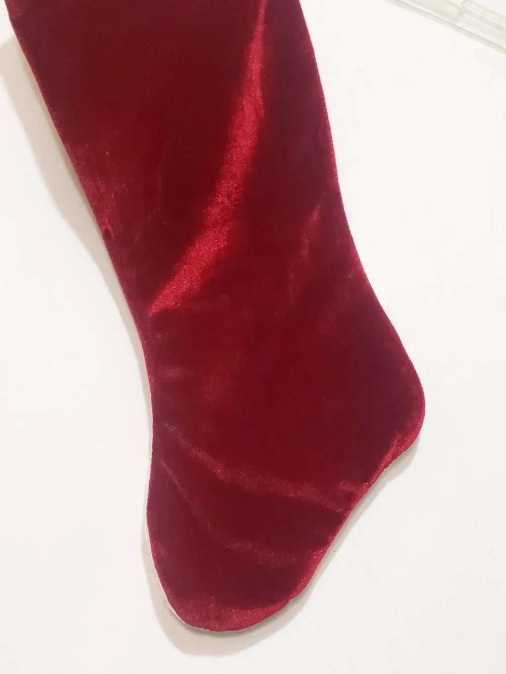 Snowman Birdhouse Christmas Stocking Velvet Felt 19